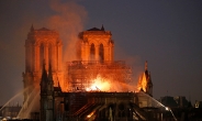 파리 노트르담 대성당서 대형 화재…첨탑·지붕 붕괴