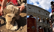 2000년전 모습 그대로…로마 도심서 로마제국 시대 조각상 발굴