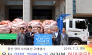 한국동서발전, 울산지역 양파 10톤 구매