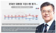 文대통령 지지도 45.7%로 2주째 상승…민주당, 4주만에  40%선 회복