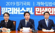 與 “오늘까지 필리버스터 철회하라”…한국당에 최후통첩