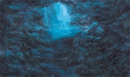 [지상갤러리] 박미경, 동굴, Acrylic on canvas, 97×162cm, 2019