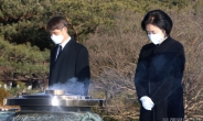 [헤럴드pic] 참배하는 박영선 전 장관