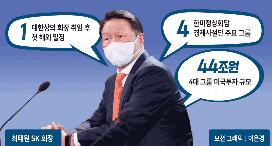 ‘한국 세일즈’ 종횡무진 최태원…한·미 경제외교 협력 빛났다 [피플앤데이터]