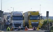 UK climate activists block entrance to Dover ferry port