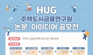 HUG 주택도시금융연구원 ‘논문·아이디어 공모’ 연장