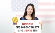 삼성자산운용 KODEX 미국S&P500TR ETF 순자산 3000억 원 돌파