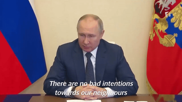 [영상] 푸틴 “우크라 도시·민간인 폭격은 가짜 뉴스” [나우,어스]