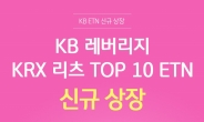 KB證, ‘KB 레버리지 KRX 리츠 TOP 10 ETN’ 신규 상장