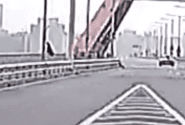 [영상]한강다리서 20대女 극단선택 시도…車 멈추고 구한 시민 영웅