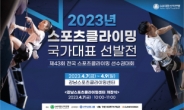 ‘항저우AG 출전권 잡아라’ 2023 스포츠클라이밍 대표선발전