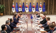 尹 “EU, 제1의 對한국 투자 파트너”…EU “韓, 중요한 동반자”