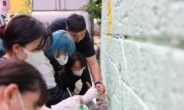 경남정보대 시각디자인과 학생들, 전공 살려 벽화 그리기 봉사
