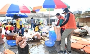강수현 양주시장 등 공무원·자원봉사자, 호우 피해 지역 봉사활동 전개