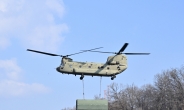 [헤럴드pic] 부교 옮기는 CH-47 치누크
