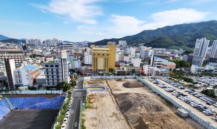 입찰 취소된 순천시청 신청사 현장 가보니...