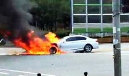 ‘불이 난 차량 의식잃은 운전자’…시민들이 구조