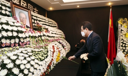 김영록지사,장쩌민 전 주석 조문