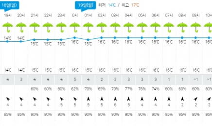 광주·전남 22일까지 비…“30-80㎜, 많은 곳 100㎜ 이상 내려”