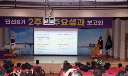 신안군, 민선 8기 2주년 군정 주요성과 보고회 개최