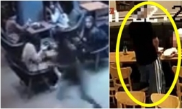 [픽!영상] 강남 카페서 ‘식빵 테러’…만취男, 치킨집 테이블에 소변