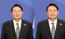 ‘눈 감은’ 尹대통령 사진, 이렇게 바뀌었다 “작은 행정 미스”