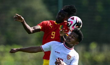 '신태용 퇴장' 인도네시아, 기니에 0-1 패배…파리올림픽 본선행 좌절