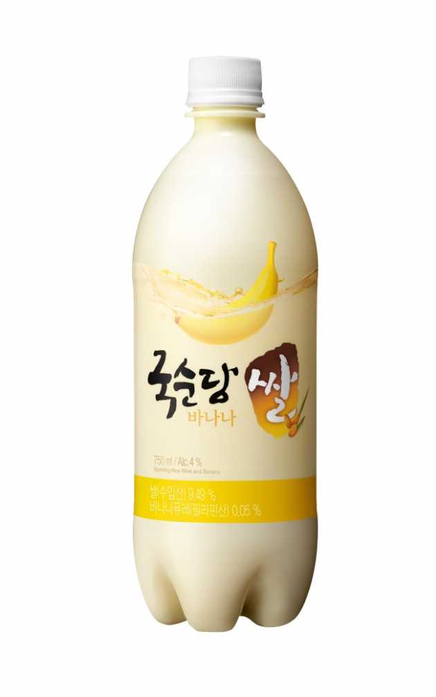 Best Brands] Kooksoondang's banana flavored rice wine hits market