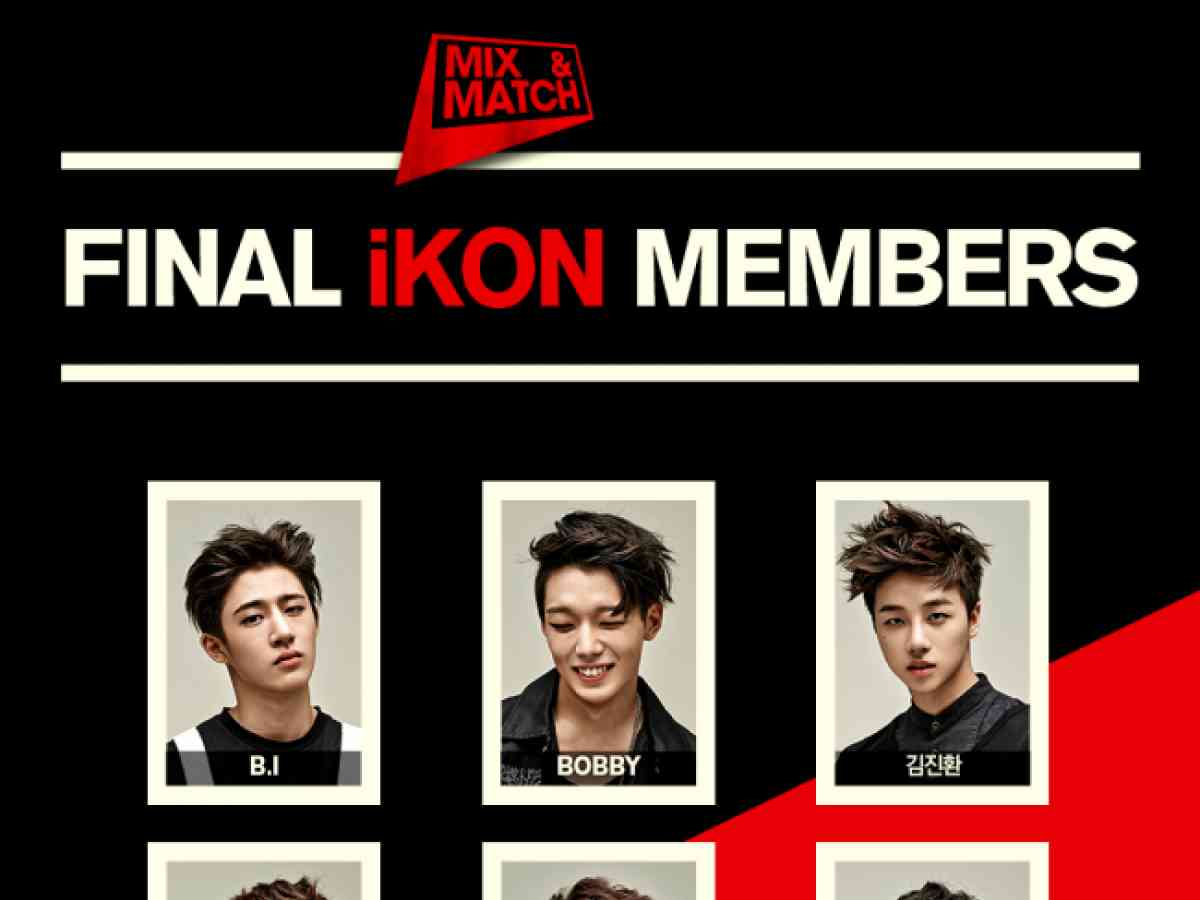Final lineup revealed YG's iKON