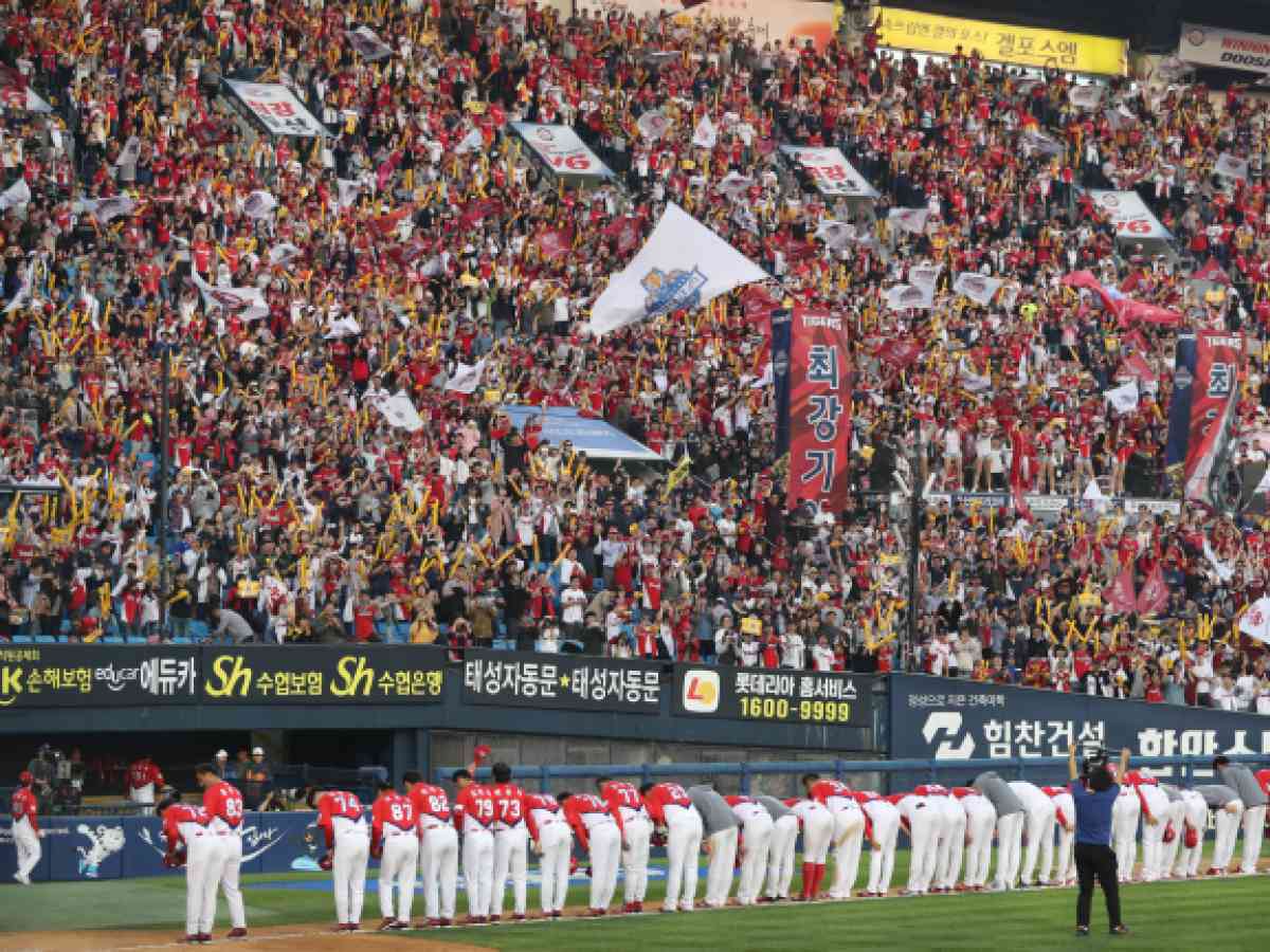 Kia Tigers win the Korean sports team popularity contest