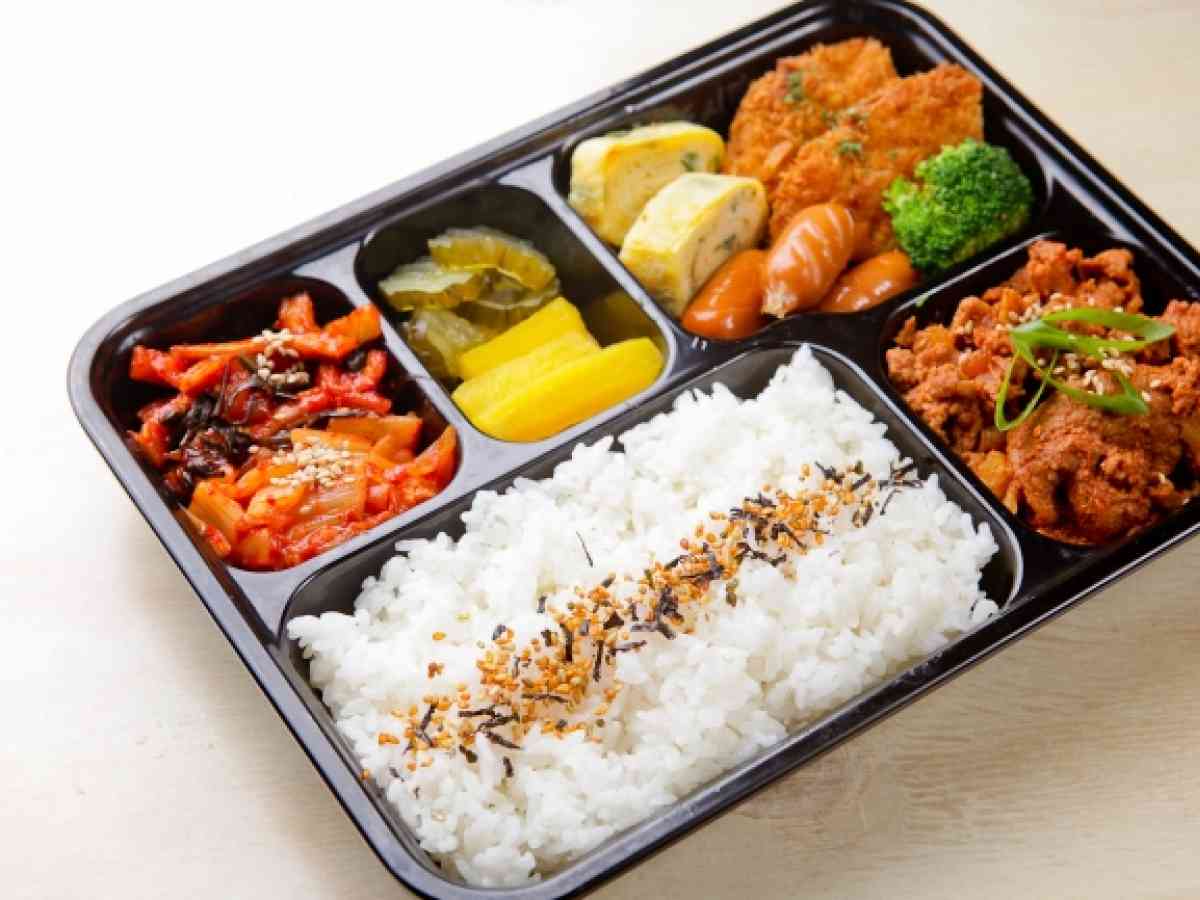 Dosirak, Korean Style Packed Meal or Korean Lunchbox. Usually Use