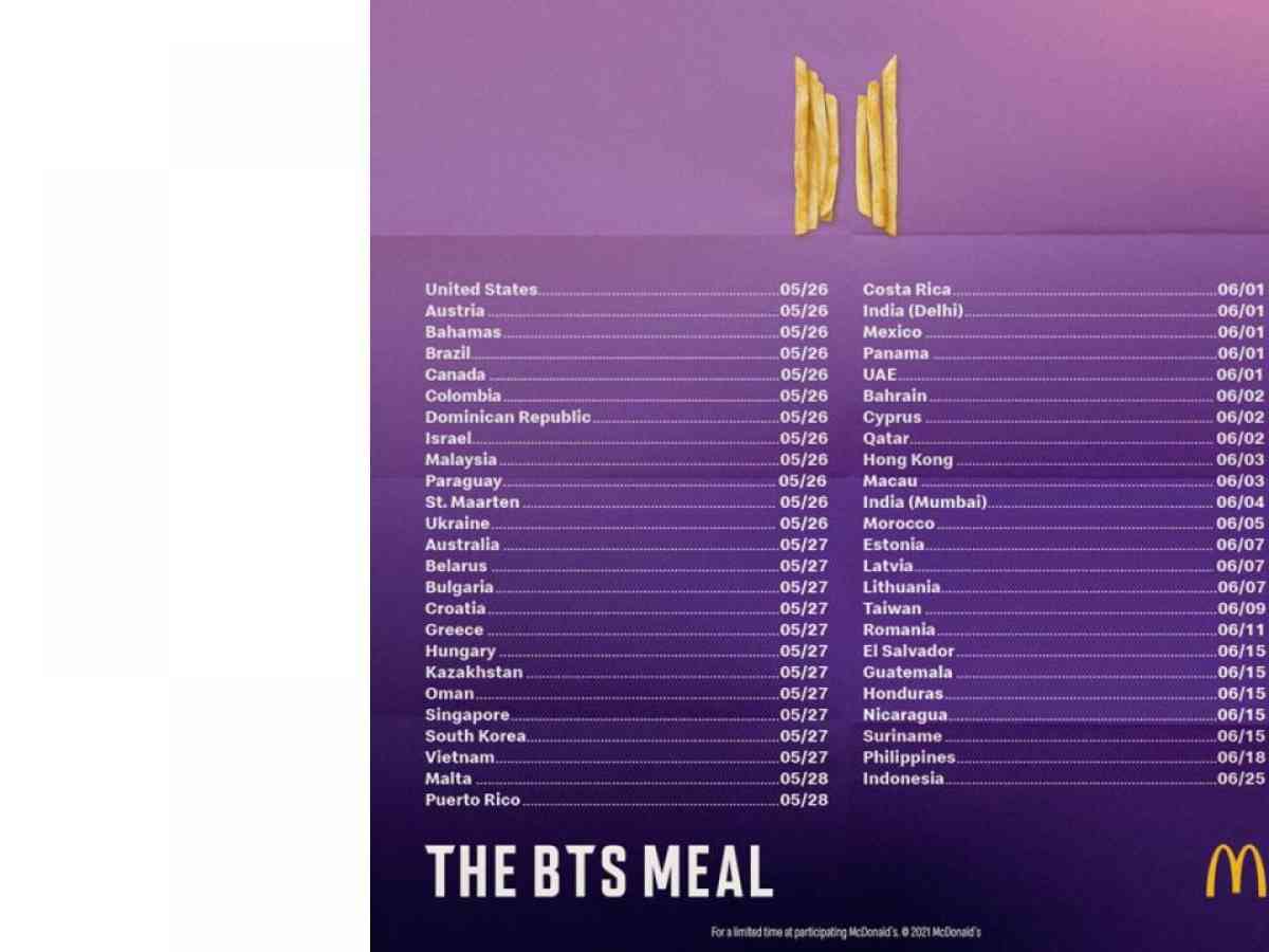 Bts meal malaysia date