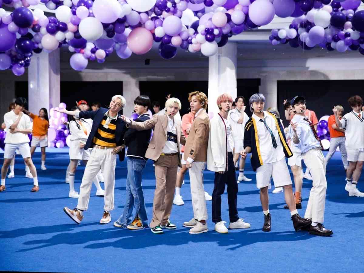 Bts Performs Permission To Dance On Jimmy Fallon Show