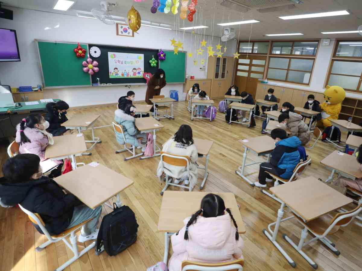 korean high school students 2022