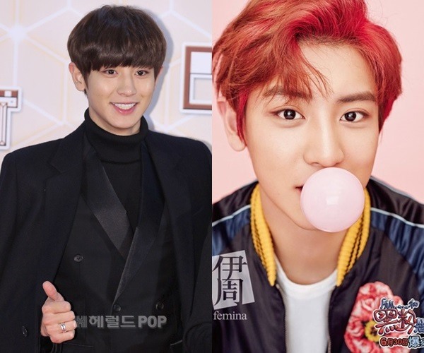 Male idols with pink hair