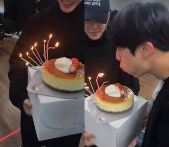 BTS' Jin cuts birthday cake during live with fans, Jimin drops the sweetest  comment