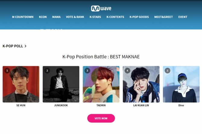 M COUNTDOWN, Official Vote, On-site Photo, Official Website