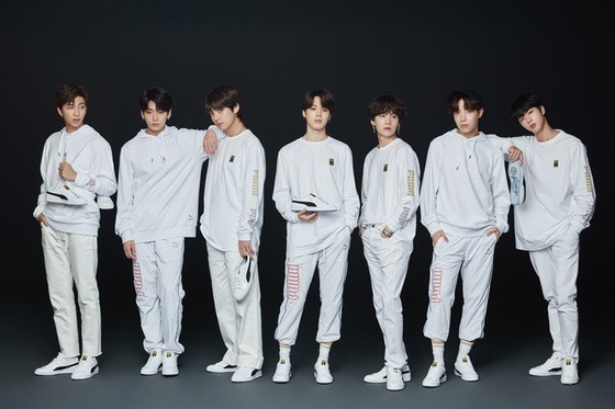 Puma teams up with BTS for new Basket silhouette