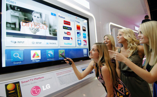 LG Electronics on display at the Consumer Electronics Show in Las Vegas earlier this month. (LG Electronics)