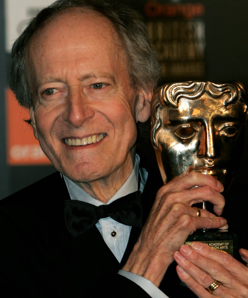 Composer John Barry at the British Academy Film Awards in London in 2005. (AP-Yonhap News)