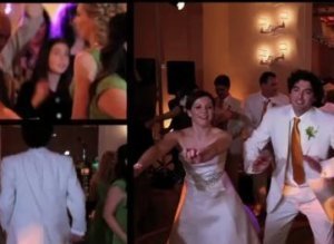 This captured photo shows an MTV-version of wedding video of an American couple. (Youtube)
