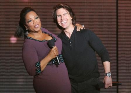 Oprah and Tom Cruise (AP)