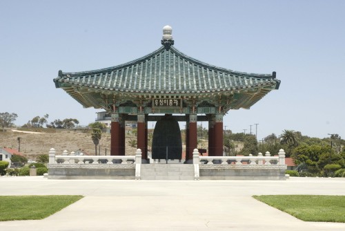 The Korean Bell of Friendship which sits on a hill in Los Angeles, California (Ernest Lee)