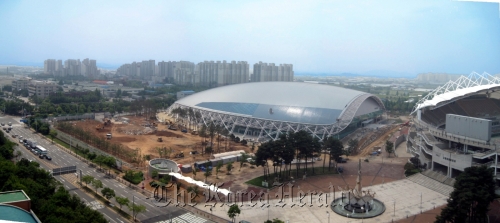 The newly built 7,000-seat arena in Goyang, Gyeonggi Province (Goyang City)