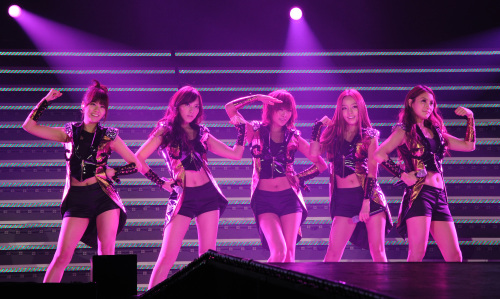 K-pop groups with underage members such as KARA have caused controversy with their provocative dress and dance routines