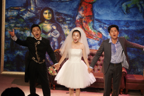 A scene from musical “Wedding,” the first musical being held at Samilro Warehouse Theater in Myeong-dong, central Seoul, after its re-opening on Aug. 10. (Samilro Warehouse Theater)