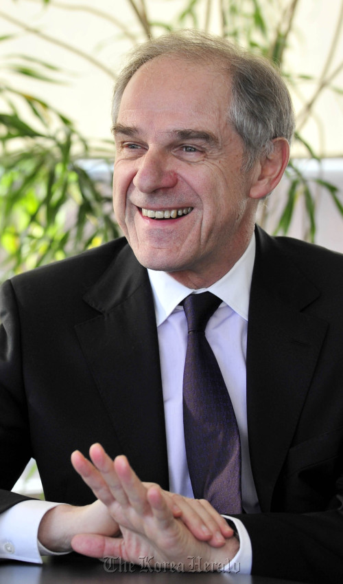 Daniel Ollivier, director of French Cultural Center. (Kim Myung-sub/The Korea Herald)