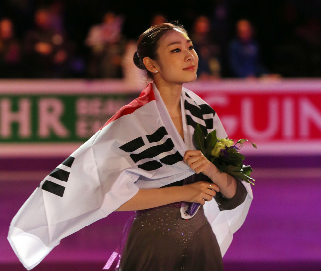 Kim Yu-na at the 2013 World Figure Skating Championships (Yonhap News)