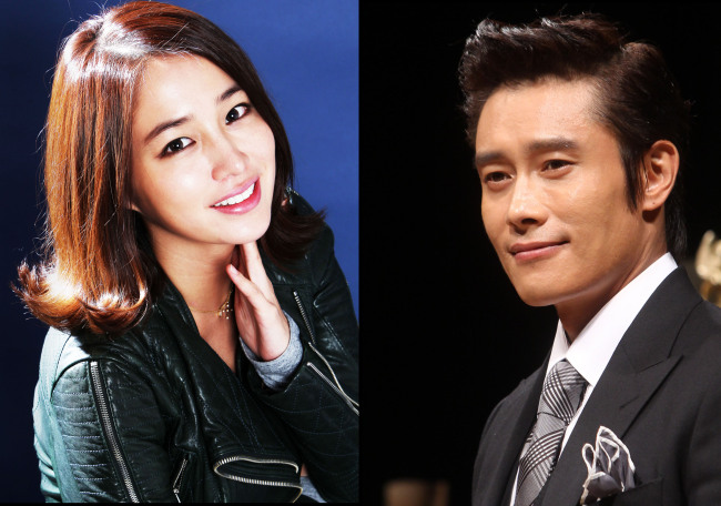 Lee Min-jung and Lee Byung-hun