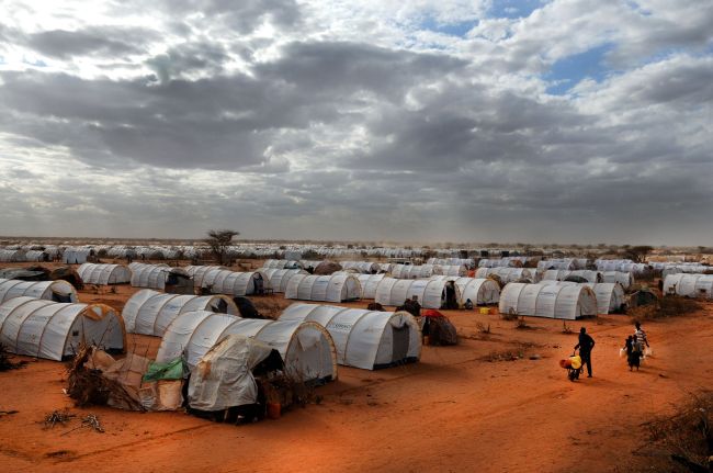 A refugee camp in Somalia, one of the origin countries of asylum seekers in Korea. (hikrcn/123rf)